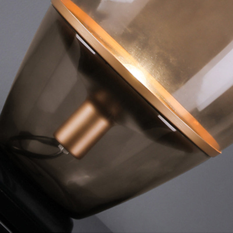 Designer Cup Shaped Glass Table Lamp