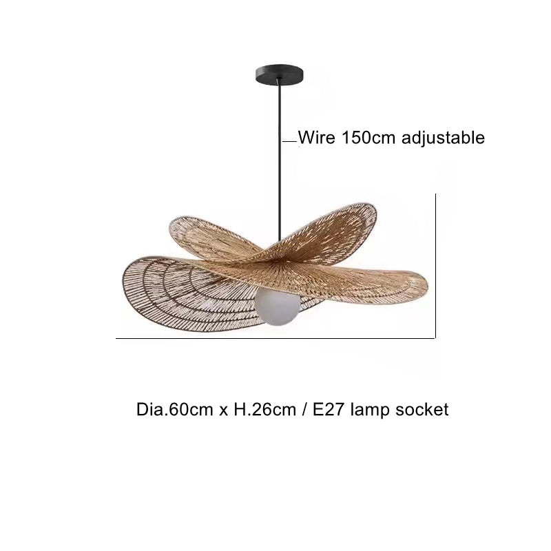 Tax Include Rattan Pendant Light Hand-woven Lamp Chandelier Natural Home Decor