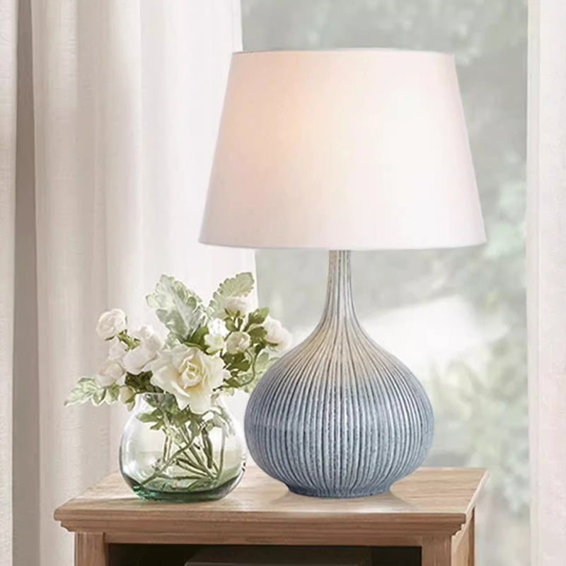 Contemporary Table Lamp LED Creative Ceramics Dimmer Desk Light Home Living Room Bedroom Bedside