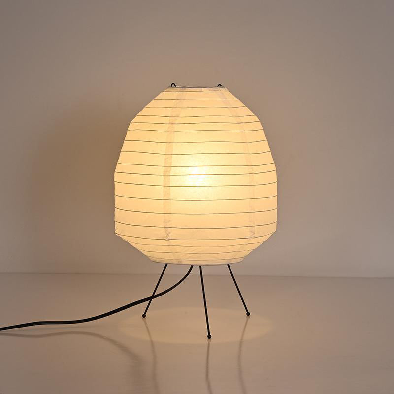 Japanese Rice Paper Table Lamps Bedroom Home hotel Decor Living Room Lantern Light Fixtures