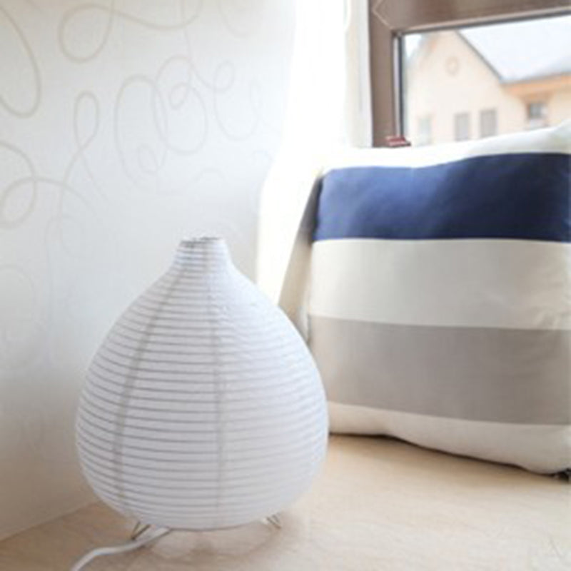 Bedside Paper Lantern Table Lamp Modern Simple NightStand Desk Lamp for Dorm Dresser