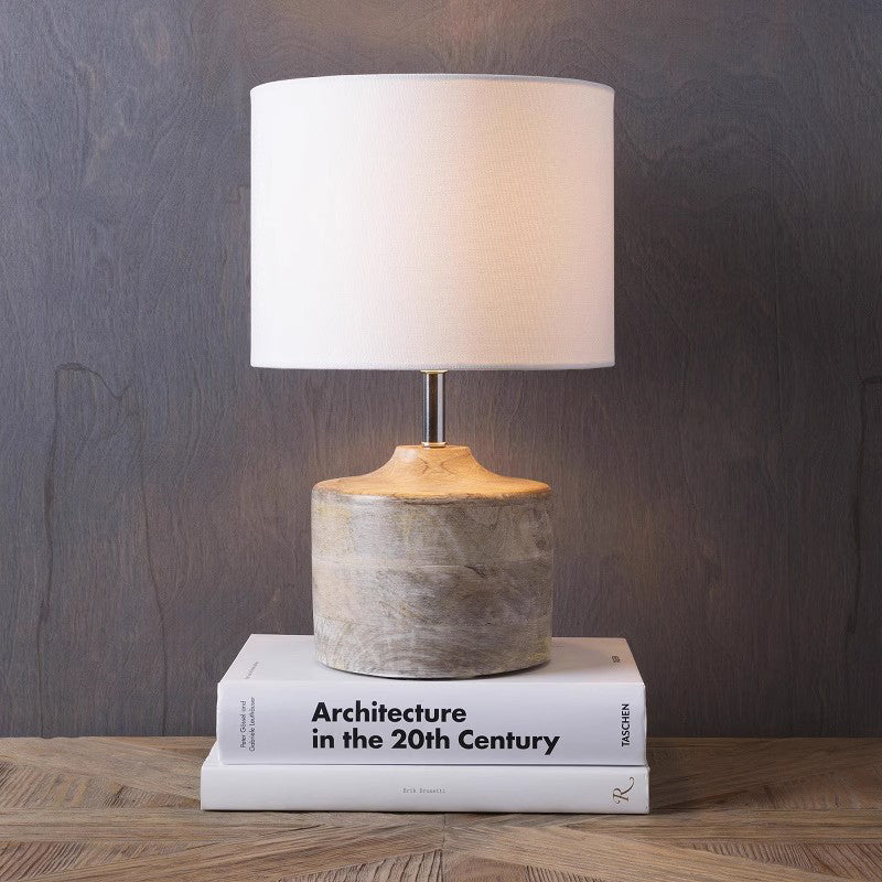 Nordic Designer Wooden Table Lamp Bedroom Hotel Art Led Decorative Solid Wood Atmosphere Bedside Decor