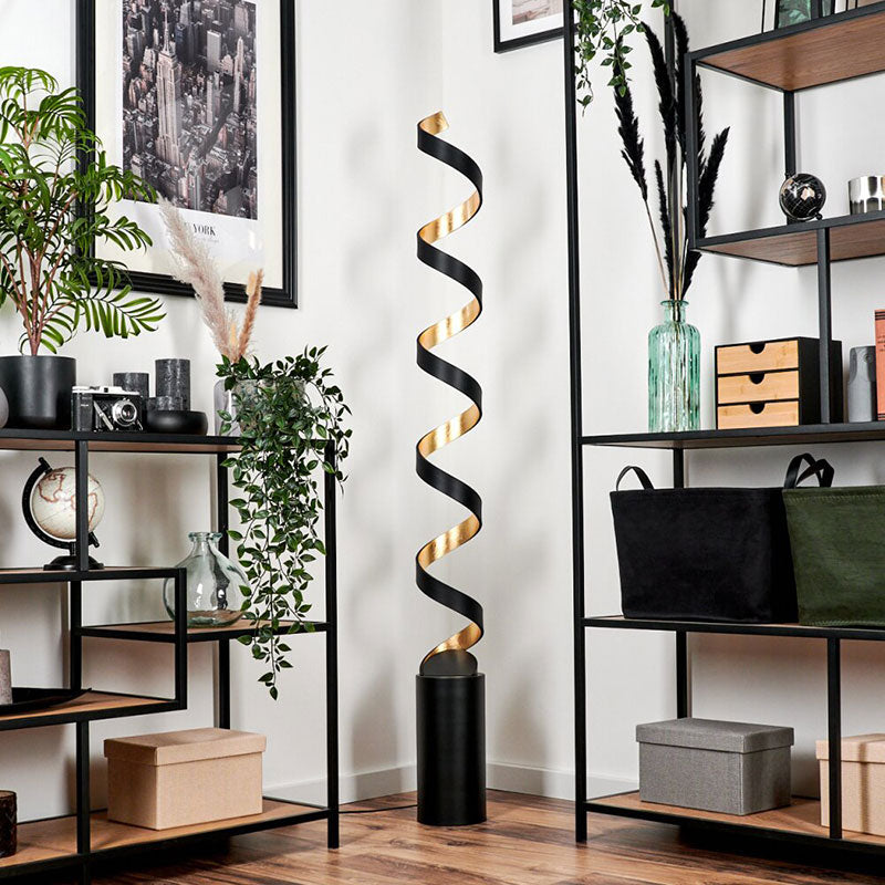 Designer Creative Black Gold 60" 10-Light Metal Floor Lamp Indoor Decoration Lighting