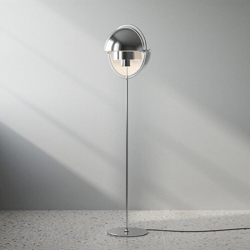Novelty 61" Column Hemisphere Metal Floor Lamp
