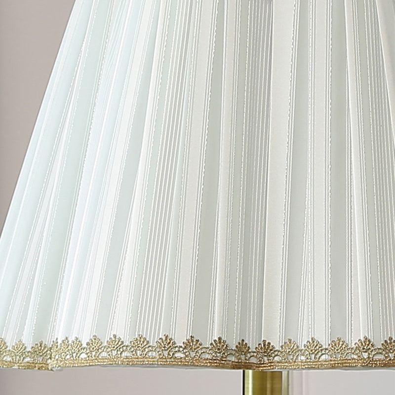 26'' 3D Exquisite Flower Ceramic Desk Lamp Ambience Romantic Lamp Hand Made Patient for Bedroom