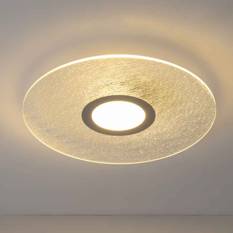 Modern Super Thin 0.8cm Thick Round Acrylic LED Ceiling Light Warm White Light 3000K