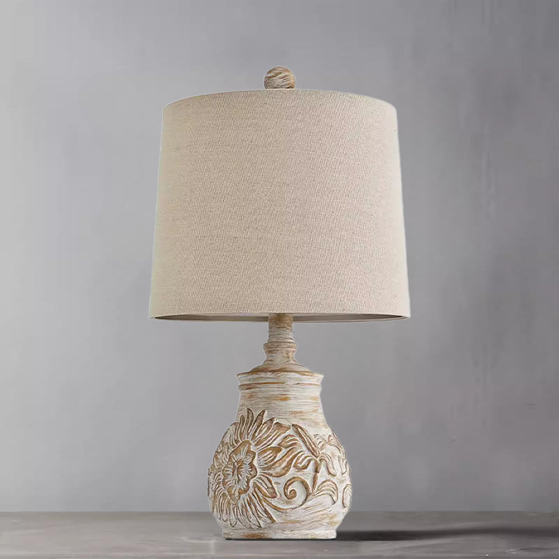 Modern Retro Solid Wood Table Lamp Idyllic Nostalgic Creative Homestay Living Room Bedroom Bedside Lamp