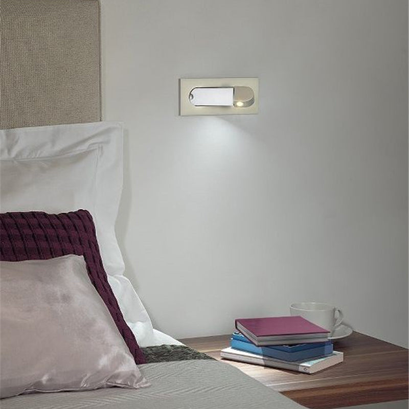 Modern embedded metal wall lamp Adjustable Folding Indoor Reading Bedroom Bedside Study Wall Lights Fixture