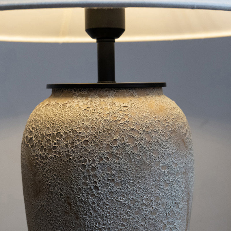 Wabi sabi Ceramic Table Lamp Large Desktop Decorative Lamp Bedroom Decoration Living Room