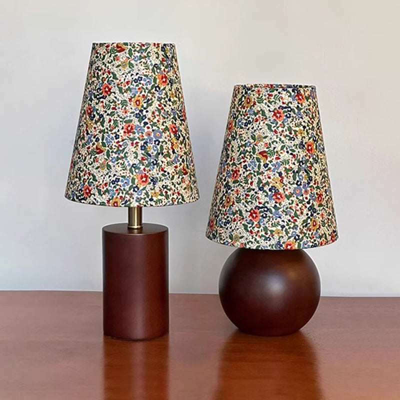 Chinese Style Wooden Table Lamp Retro Landscape Desk Lamp Lights for Room Decoration Personality Beside Lamp