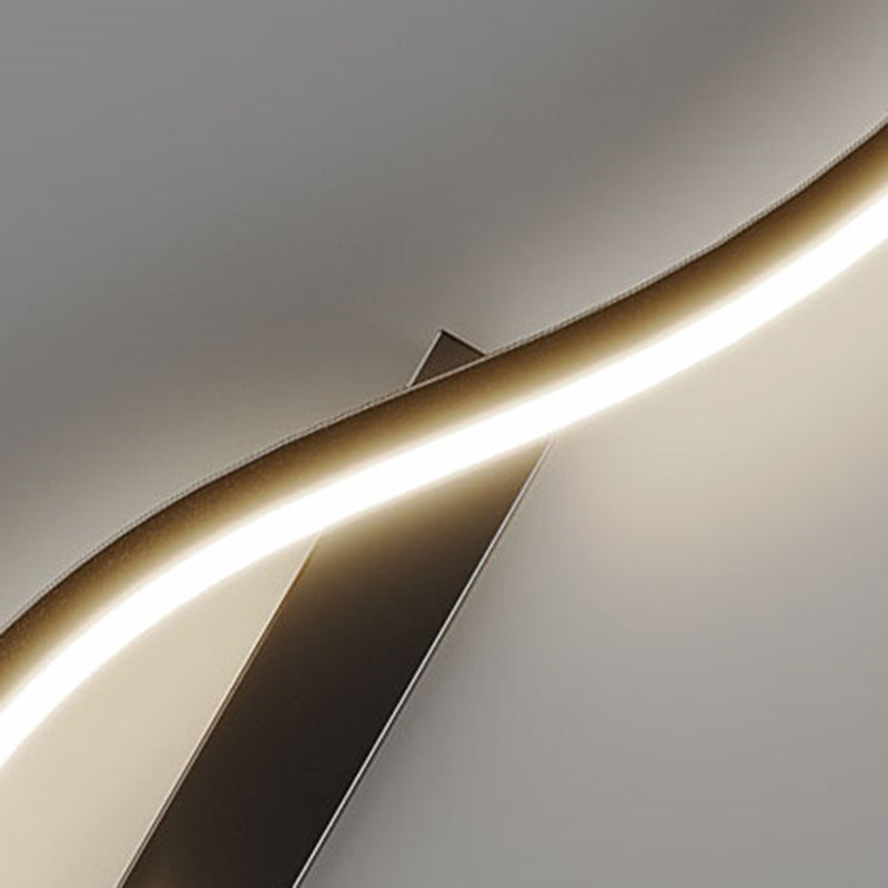 New Minimalist Line LED Wall Lamp Simple Bedroom Bedside Lighting Fixture Modern Living Room Decorative Wall Light