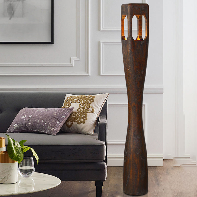 Designer Creative 47"/59"/69" Solid Wood Floor Lamp