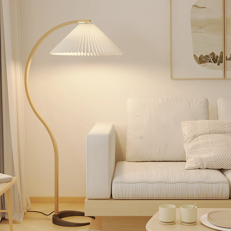 Wabi sabi Creative Design 60'' Solid Wood Floor Lamp Paper Lampshade LED Bulb E27 Socket
