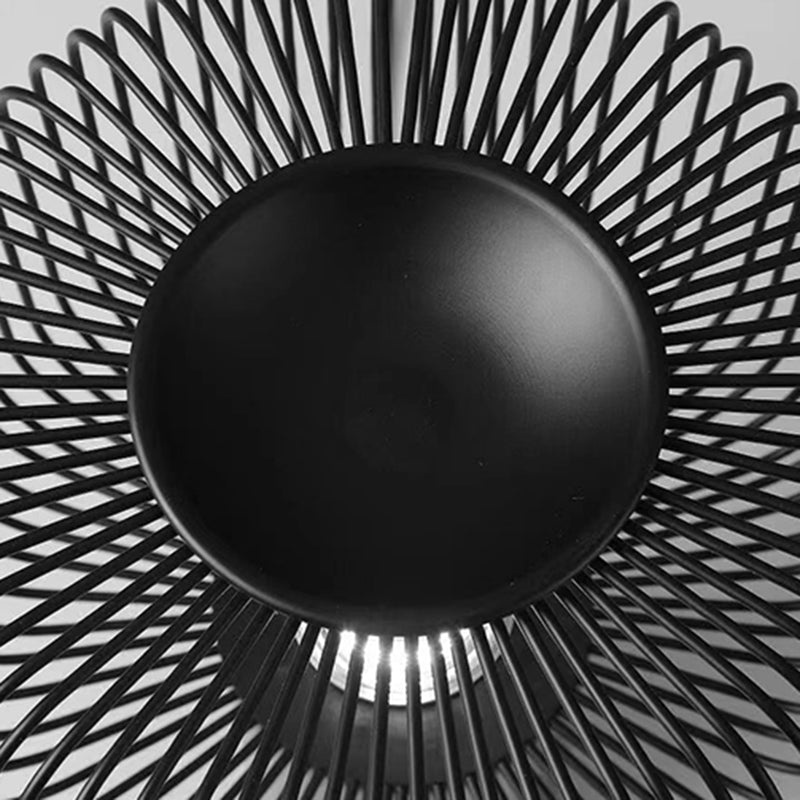 Postmodern Hollow Out Black Marble Table Lamp
