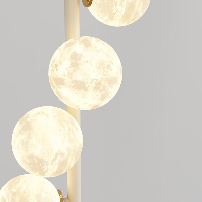 Creative 63" 6 G9 LED Light Bulb Marble Floor Lamp