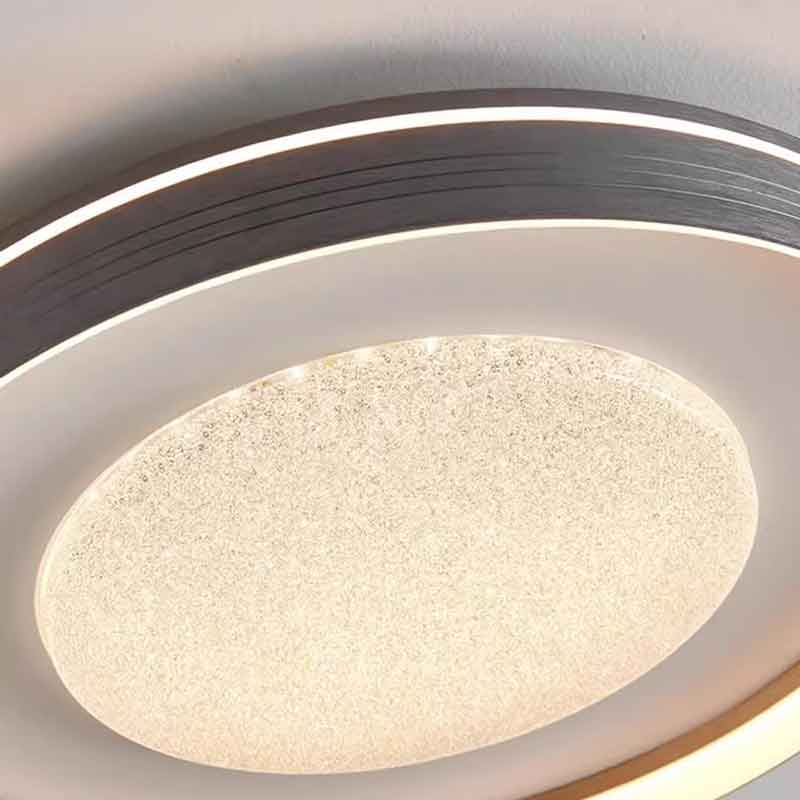 Modern Simple Round Metal Flush Mount LED Ceiling Light for Bedroom Living Room