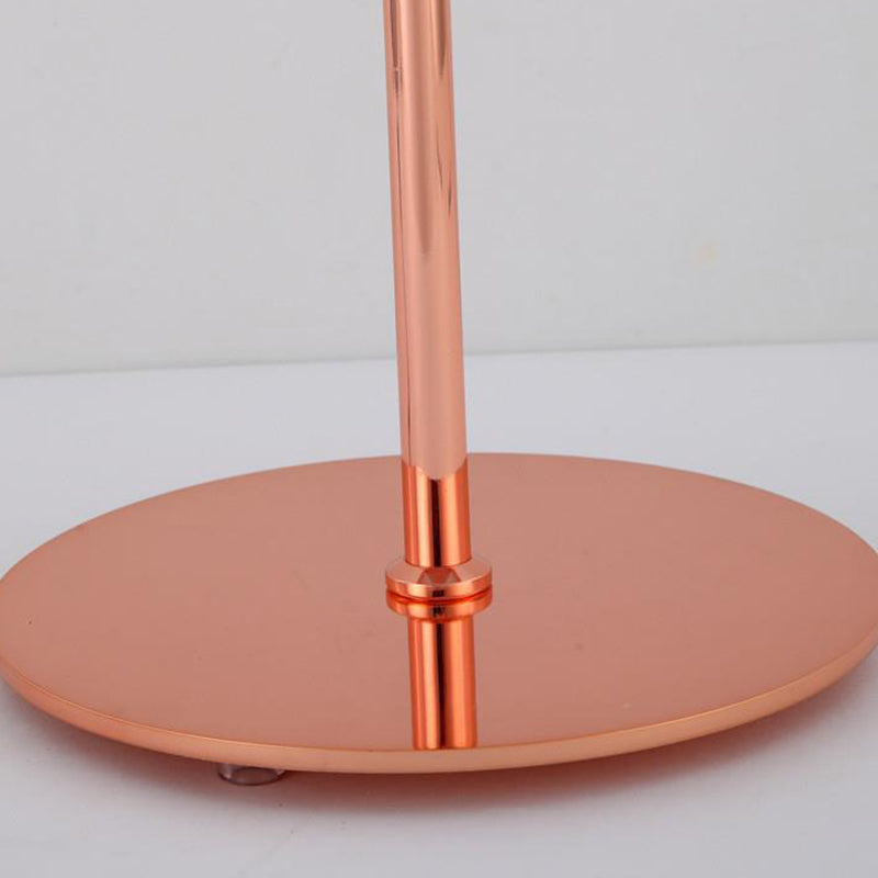 Italian Post-Modern Creative Rose Gold Glass Desk Lamp Art Personality Bed Head Bedroom Living Room Designer Table Lamp