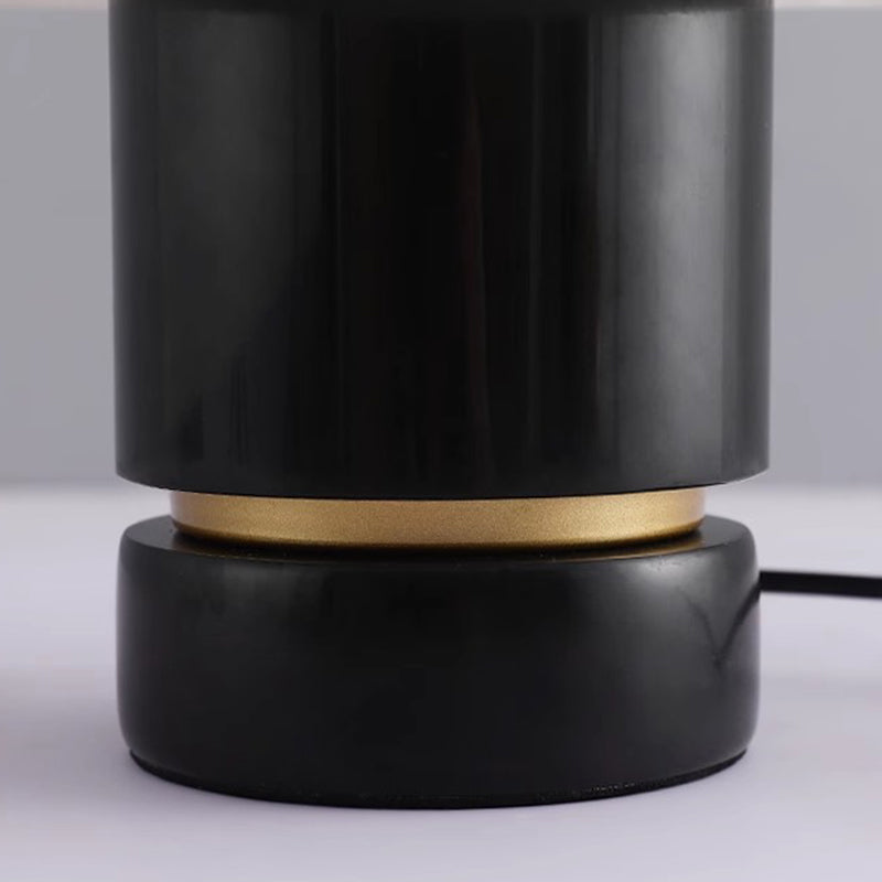 Luxury Nature Marble Table Lamp With Natrual Stone Lampshade and Marble Base