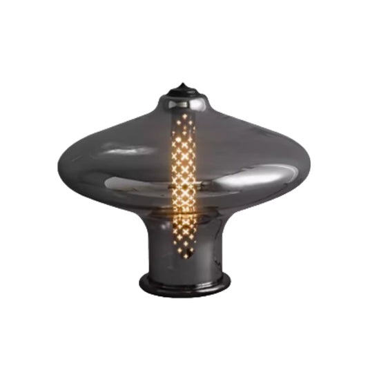 Postmodern Study Bedroom Glass Table Lamp Nordic Designer Model Room Decor Lamps Creative Art Desk Light