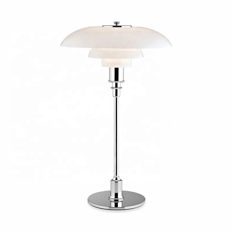 Modern Danish Designer Glass LED Table Lamp for Bedside Reading Bedroom Living Room Bedroom Study Decor