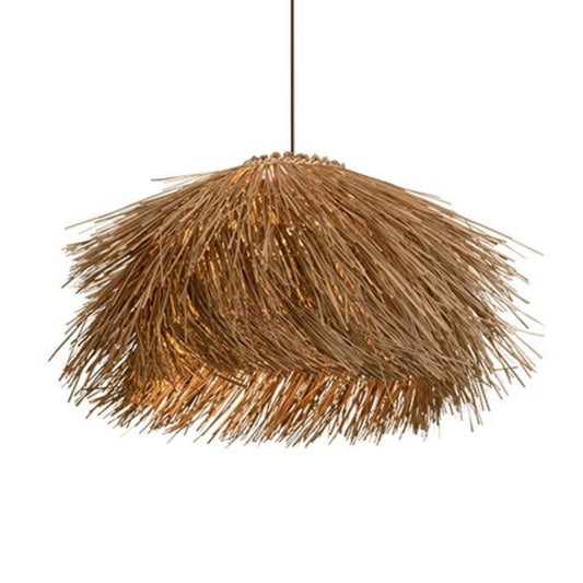 Tax Include Dia.40cm 50cm 60cm Natrual Rattan Simple Pendant Light