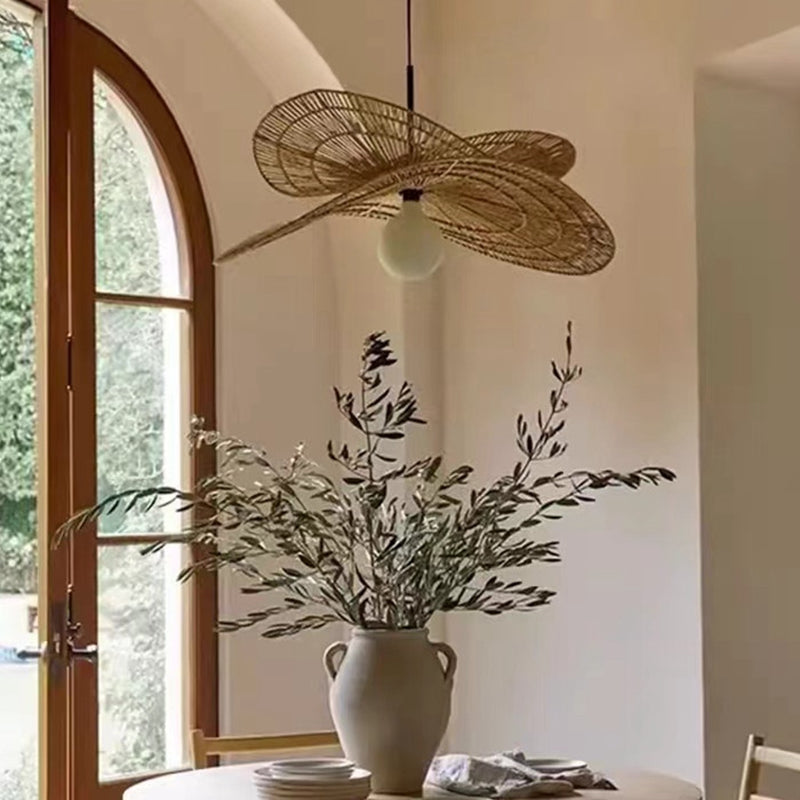 Tax Include Rattan Pendant Light Hand-woven Lamp Chandelier Natural Home Decor