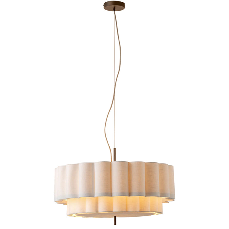 Nordic Cake Chandelier Simple Style Natrual Design for Bedroom Livingroom