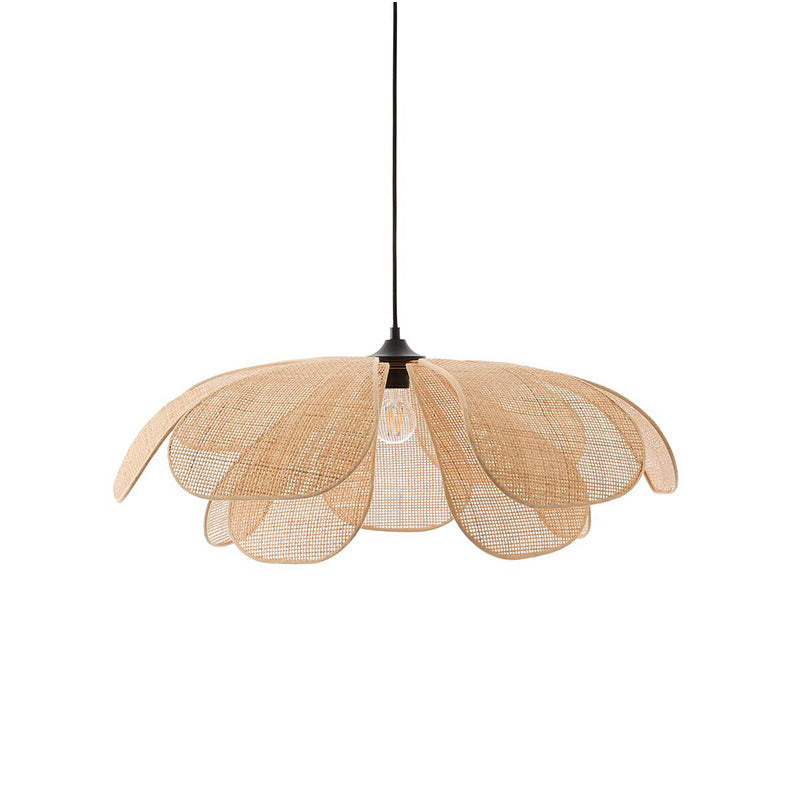 Rattan Flower Pendant Light Rattan Weaving Ceiling lights Pendant Light Living Room Dining Room Home Decor