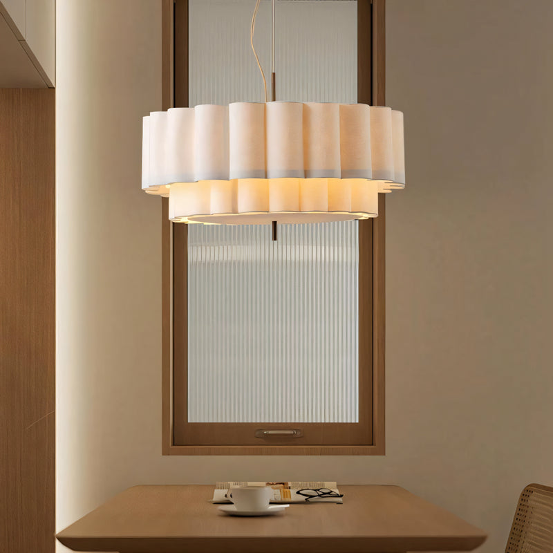 Nordic Cake Chandelier Simple Style Natrual Design for Bedroom Livingroom