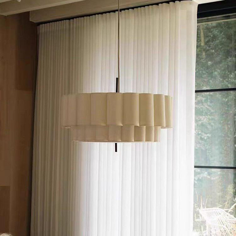 Nordic Cake Chandelier Simple Style Natrual Design for Bedroom Livingroom