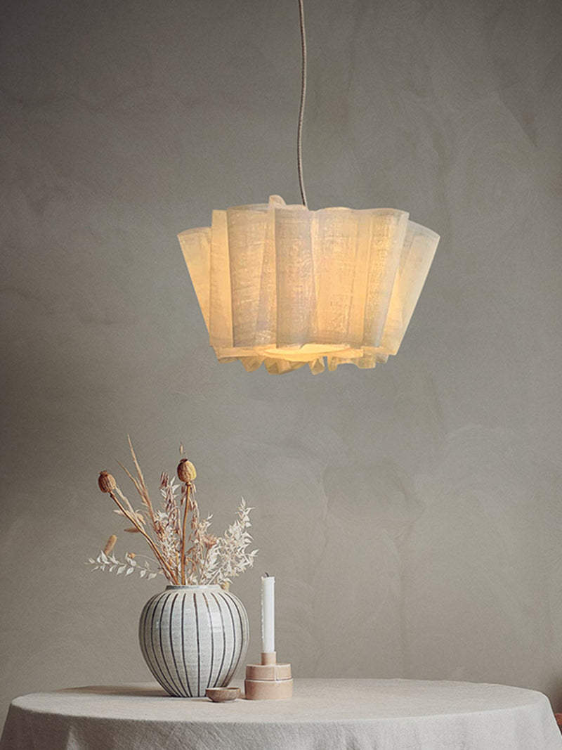 Tax Include French Creamy Style Led Pendant Lights Bedroom Art Decor