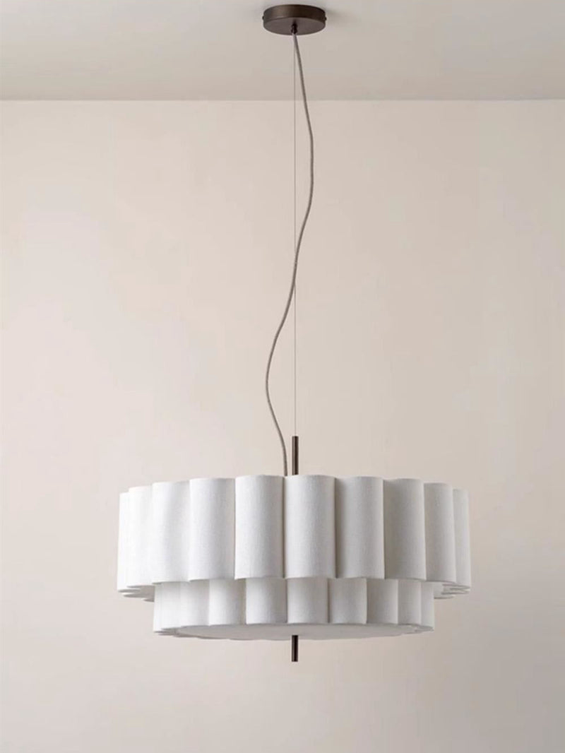 Nordic Cake Chandelier Simple Style Natrual Design for Bedroom Livingroom