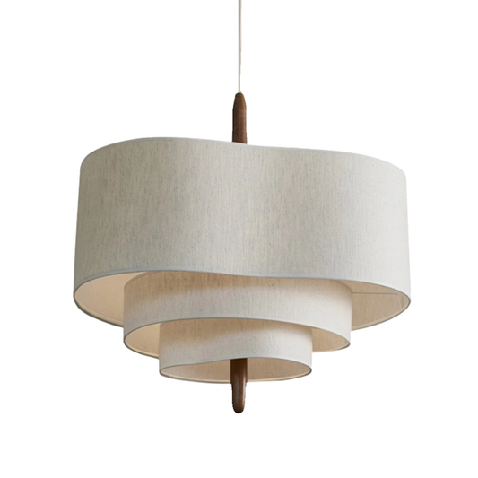 Tax Include 23'' Linen Flower Pendant Light Dia.58cm