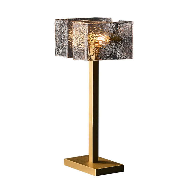 Vintage Light Luxury Copper Table Lamp Bedroom Bedside Lamp Atmospheric High-End Hotel Study Art Dressing Table With Light