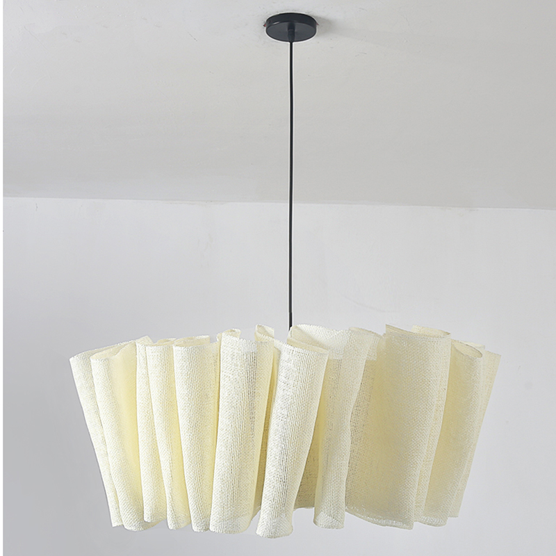 Tax Include French Creamy Style Led Pendant Lights Bedroom Art Decor