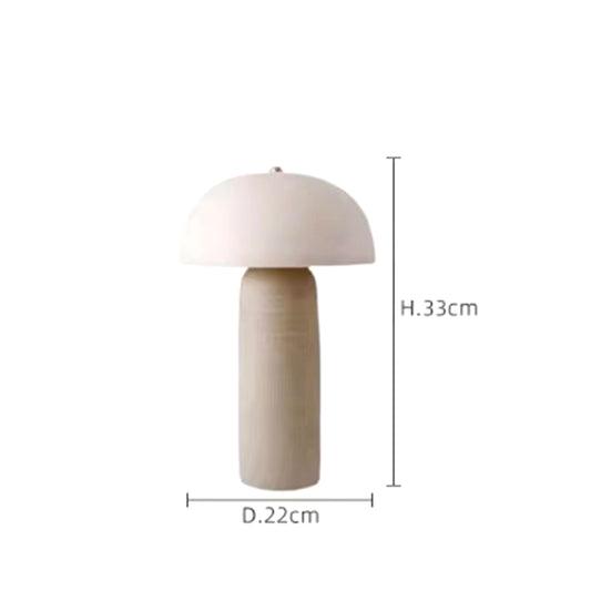 Wabi Sabi Mushroom Ceramic Table Lamp