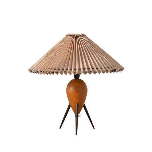 Tax include Solid Wood Desk Lamp Farmhouse Handmade Paper Lampshade