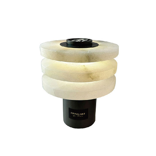 Touch Control LED Table Lamp Alabaster Shade