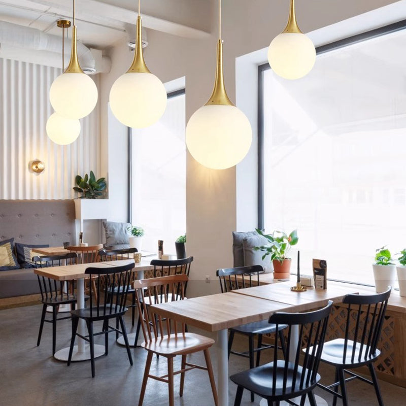 Glass Waterdrop LED Pendant Lamp 15cm 18cm