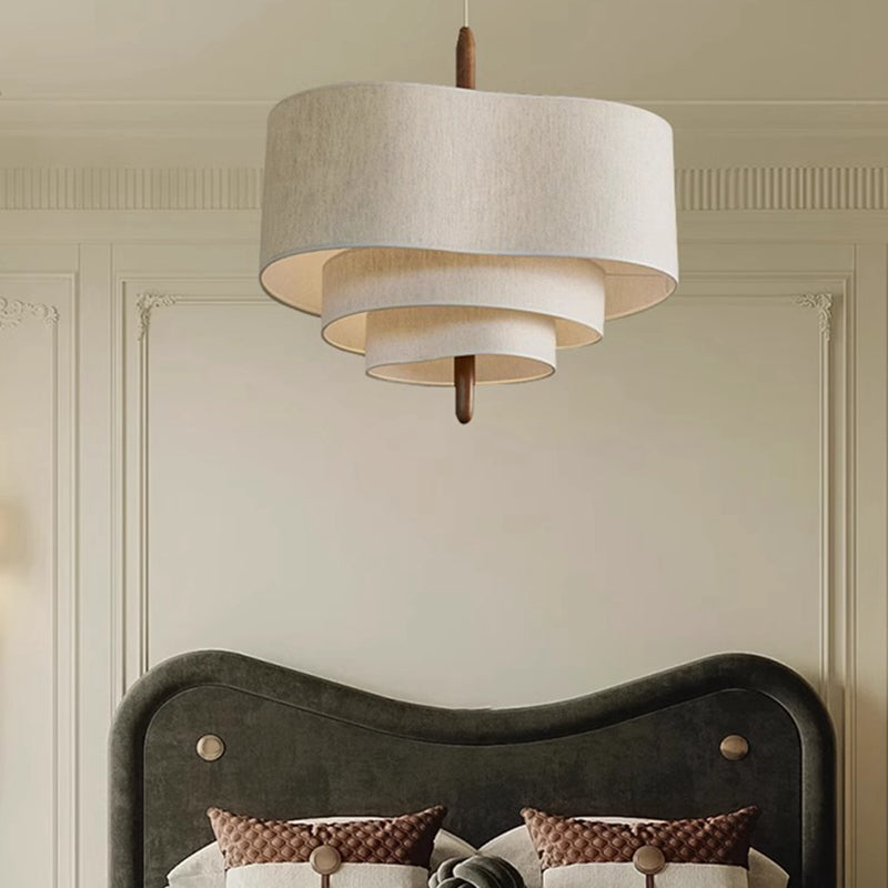 Tax Include 23'' Linen Flower Pendant Light Dia.58cm