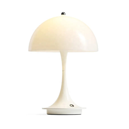 Bedroom Bedside Table Lamp Rechargeable LED Decorative Night Lamp Desk Mushroom Lighting Bedtime Reading Light