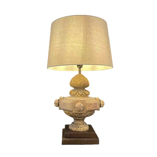 Handmade Hotel Entrance Wooden Table Lamp Creative Bedroom Bedside Decoration Desk Lamp