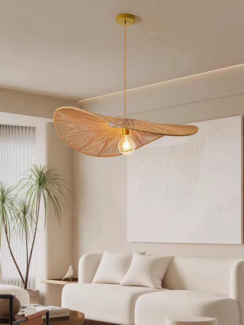 24'' Rattan Flower Pendant Light Dia.60cm