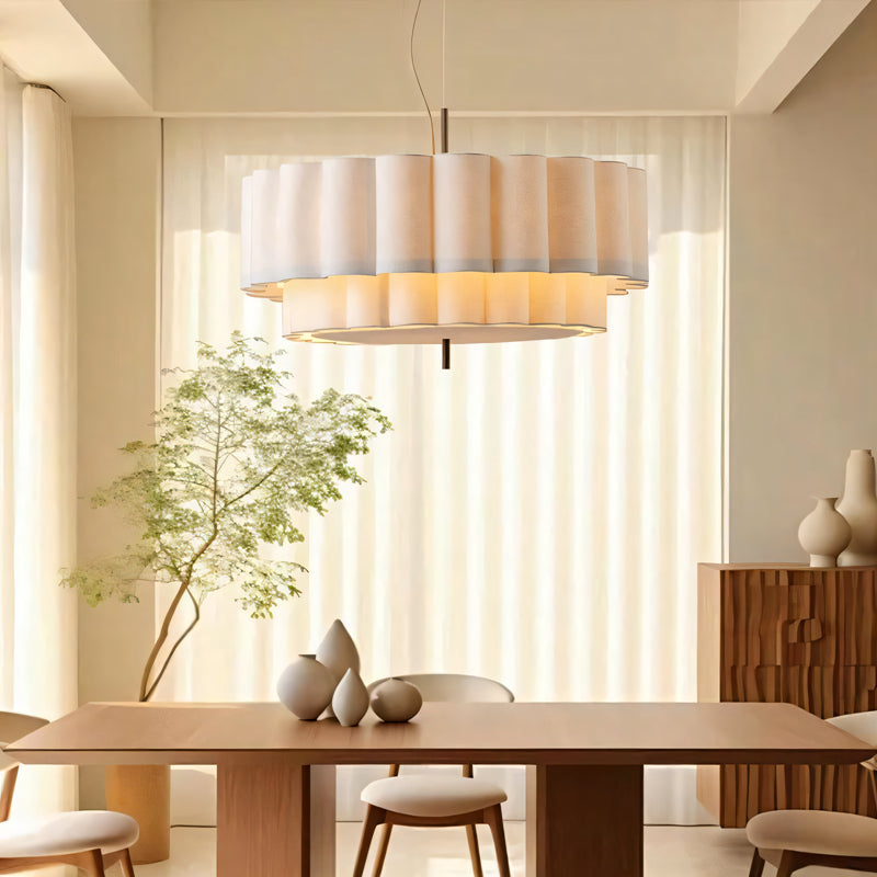 Nordic Cake Chandelier Simple Style Natrual Design for Bedroom Livingroom