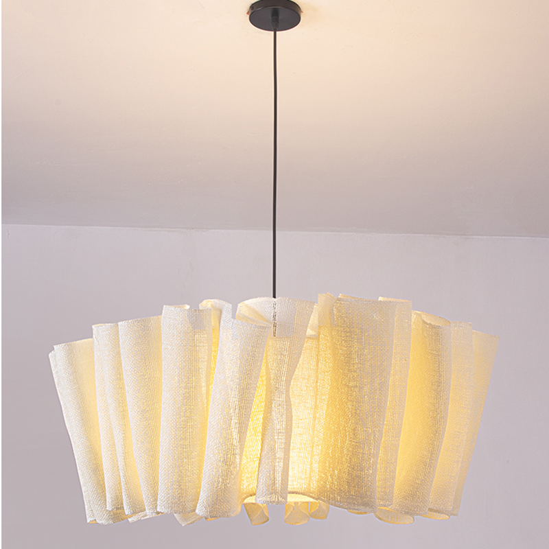 Tax Include French Creamy Style Led Pendant Lights Bedroom Art Decor