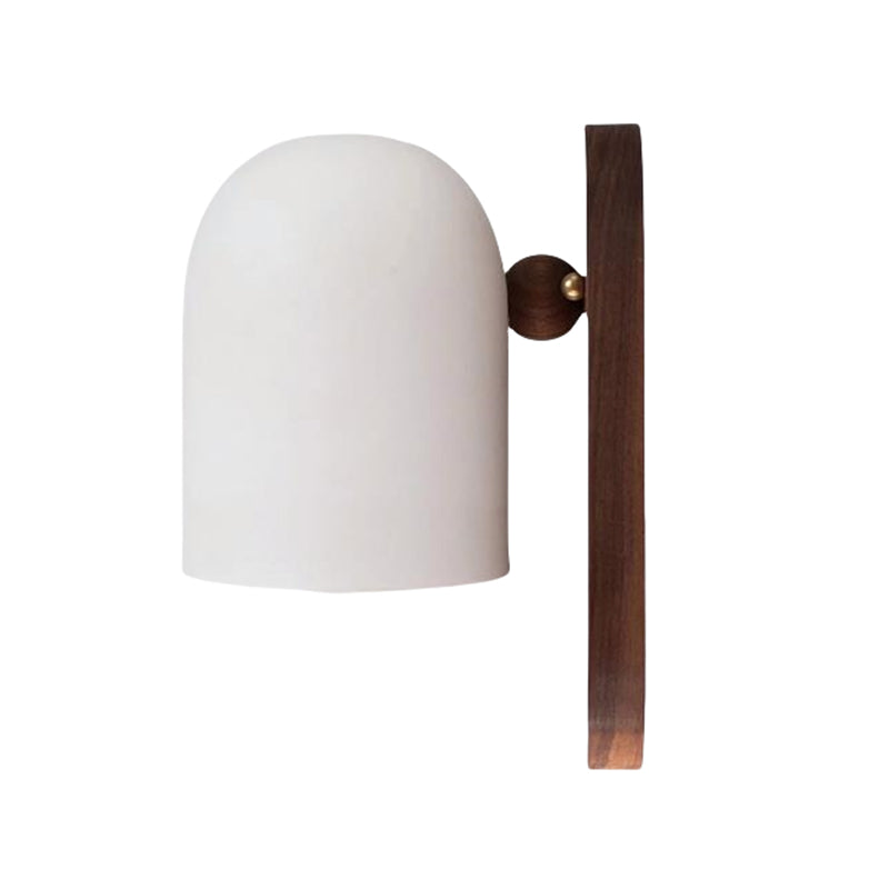 Walnut Wood Wall Lamp Simple Modern Wabi-sabi style Wall Light for Bedroom Bedside Living Dining Room Corridor Aisle