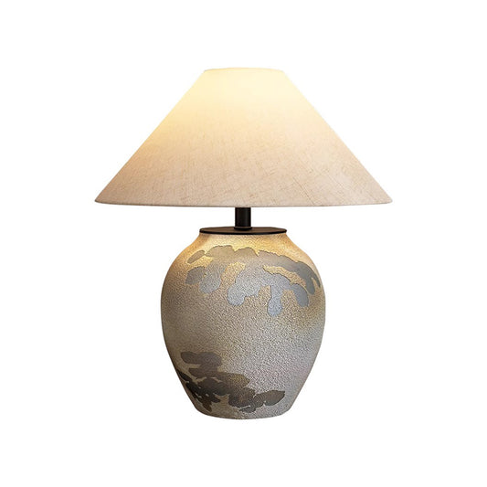 House Handmade Pottery Pot Table Living Bedroom Tea Room Japanese Style Homestay Hotel Lamp