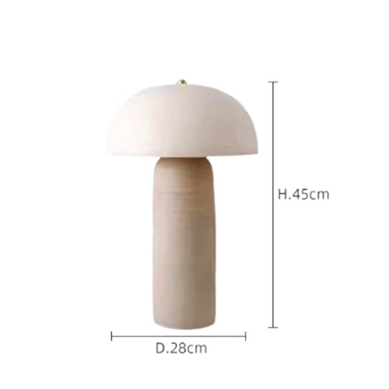 Wabi Sabi Mushroom Ceramic Table Lamp