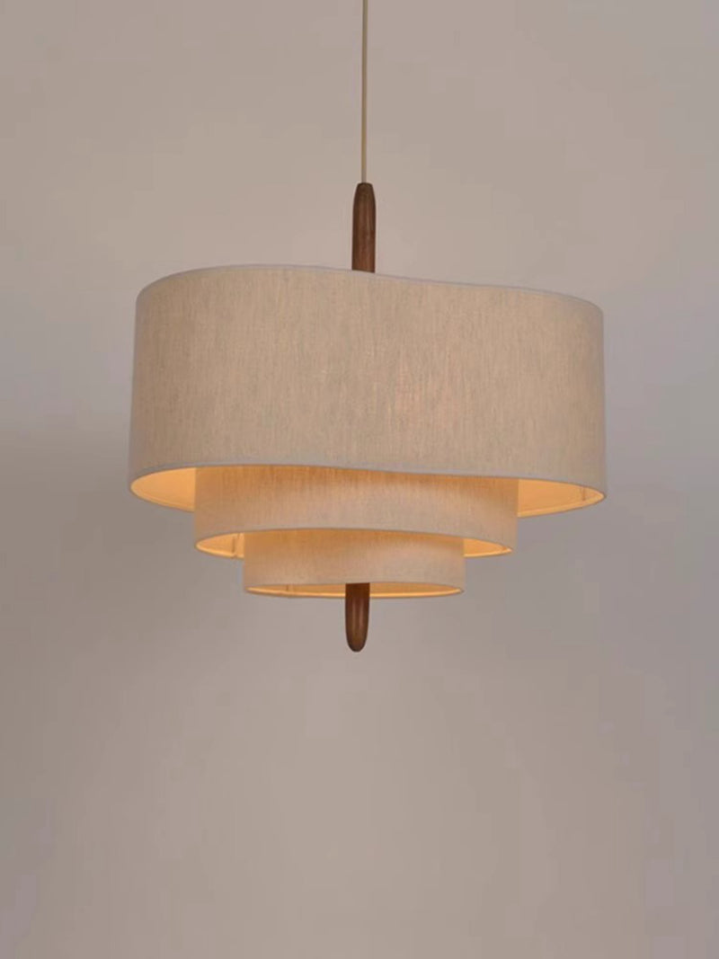 Tax Include 23'' Linen Flower Pendant Light Dia.58cm