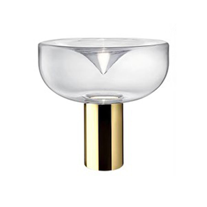Modern LED Glass Table Lamp for Bedroom Bedside Lamp Living Room Light Study Desktop Decoration
